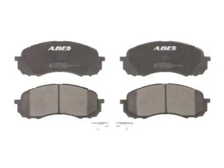 Комплект гальмівних колодок передн, SUBARU FORESTER, IMPREZA, LEGACY III, LEGACY V, OUTBACK 1.5-3.0 09.98 ABE C17015ABE Купити в Україні