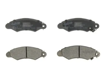 Комплект гальмівних колодок передн, SUBARU JUSTY II SUZUKI SWIFT II, WAGON R 1.0/1.3 03.89-12.05 ABE C18012ABE Купити в Україні