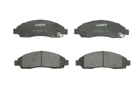Комплект гальмівних колодок передн, CHEVROLET COLORADO ISUZU D-MAX I MITSUBISHI LANCER VIII 2.0-3.7 05.02 ABE C19013ABE Купити в Україні
