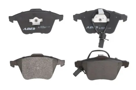 Комплект гальмівних колодок передн, AUDI A4 B6, A4 B7, A4 B8, A6 ALLROAD C6, A6 C5, A6 C6, A8 D3 SEAT EXEO, EXEO ST 1.8-6.0 02.97-12.15 ABE C1A042ABE Купити в Україні