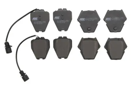 Комплект гальмівних колодок передн, AUDI A6 C4, A6 C5, A8 D2, ALLROAD C5 2.5D-4.2 03.94-08.05 ABE C1A049ABEP Купити в Україні