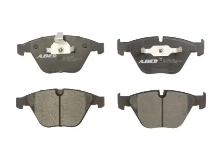 Комплект гальмівних колодок передн, BMW 1 (E82), 3 (E90), 3 (E91), 3 (E92), 3 (E93), 5 (E60), 5 (E61), 6 (E63), 6 (E64), 7 (E65, E66, E67), X1 (E84), Z4 (E89) 2.0-6.0 07.01-08.16 ABE C1B014ABE Купити в Україні