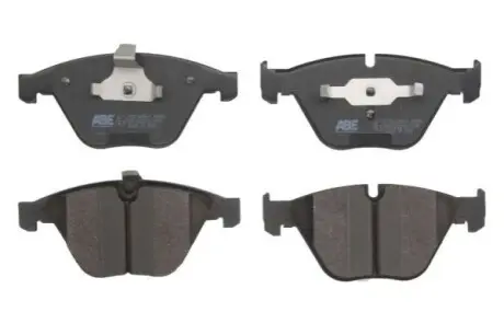 Комплект гальмівних колодок передн, BMW 1 (E82), 3 (E90), 3 (E91), 3 (E92), 3 (E93), 5 (E60), 5 (E61), 6 (E63), 6 (E64), 7 (E65, E66, E67), X1 (E84), Z4 (E89) 2.0-6.0 07.01-08.16 ABE C1B014ABEP Купити в Україні