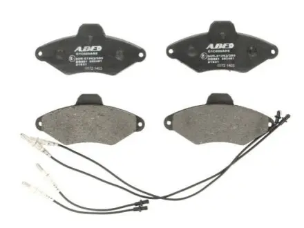 Комплект гальмівних колодок передн, CITROEN XANTIA 1.6-2.0D 03.93-04.03 ABE C1C020ABE Купити в Україні