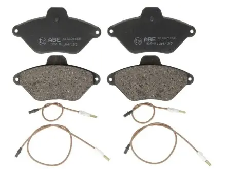 Комплект гальмівних колодок передн, CITROEN XANTIA 1.8-2.0D 03.93-04.03 ABE C1C021ABE Купити в Україні