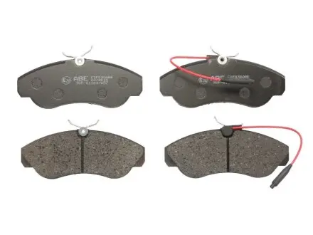 Комплект гальмівних колодок передн, CITROEN JUMPER I, JUMPER II FIAT DUCATO PEUGEOT BOXER 1.9D-2.8D 02.94-09.09 ABE C1F030ABE Купити в Україні