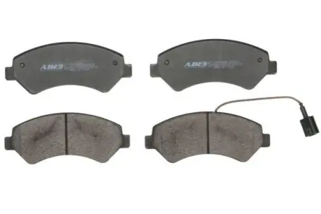 Комплект гальмівних колодок передн, DS DS 3 CITROEN C3 III, DS3, JUMPER III, XSARA FIAT DUCATO OPEL MOVANO C PEUGEOT BOXER 1.2-Electric 04.00 ABE C1F058ABE Купити в Україні