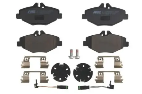 Комплект гальмівних колодок передн, MERCEDES E T-MODEL (S210), E T-MODEL (S211), E (VF211), E (W211), E (W212) 1.8-3.5 07.99-12.15 ABE C1M028ABEP Купити в Україні