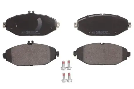 Комплект гальмівних колодок передн, MERCEDES C (A205), C (C205), C T-MODEL (S205), C (W205), CLS (C257), E (A238), E ALL-TERRAIN (S213), E (C238), E T-MODEL (S213), E (W213) 1.5-2.2DH 12.13 ABE C1M072ABE Купити в Україні