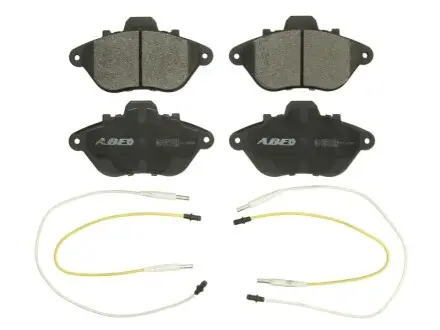 Комплект гальмівних колодок передн, PEUGEOT 605 2.0/2.1D/3.0 06.89-09.99 ABE C1P011ABE Купити в Україні
