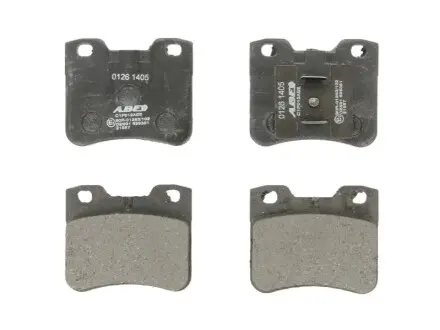 Комплект гальмівних колодок передн, CITROEN AX, SAXO PEUGEOT 106 I, 106 II 1.0-Electric 09.91-07.04 ABE C1P012ABE Купити в Україні