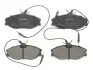 Фото Комплект гальмівних колодок передн, CITROEN XSARA, ZX PEUGEOT 306, 406, 607 1.6-3.0 05.93-07.11 ABE (C1P024ABE) зображення 1