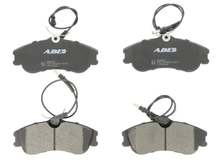 Комплект гальмівних колодок передн, CITROEN BERLINGO, XSARA PEUGEOT 206, 306, PARTNER, PARTNER ORIGIN 1.1-Electric 04.93-12.15 ABE C1P025ABE Купити в Україні