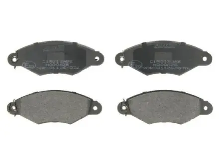 Комплект гальмівних колодок передн, CITROEN XSARA NISSAN KUBISTAR PEUGEOT 106 II, 206, 306, J5 RENAULT KANGOO, KANGOO EXPRESS, THALIA I 1.0-Electric 09.90 ABE C1R012ABE Купити в Україні