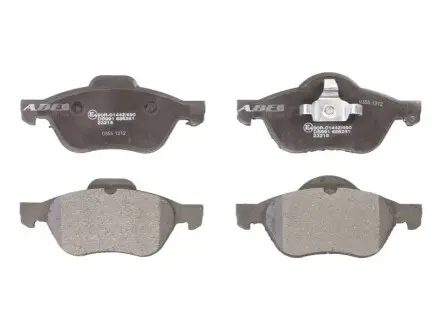Комплект гальмівних колодок передн, RENAULT LAGUNA, LAGUNA II, LAGUNA III, MEGANE II, SCENIC II, TWINGO II, WIND 1.2-2.0D 03.01-12.15 ABE C1R019ABE Купити в Україні