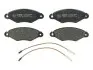 Фото Комплект гальмівних колодок передн, NISSAN KUBISTAR, MURANO II, NAVARA NP300, QASHQAI I RENAULT KANGOO, KANGOO EXPRESS 1.0-3.5 08.97 ABE (C1R028ABE) зображення 1