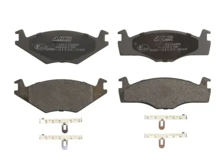 Комплект гальмівних колодок передн, SEAT CORDOBA, IBIZA II VW GOLF I, GOLF II, JETTA I, JETTA II, PASSAT B1, PASSAT B2, POLO, POLO III CLASSIC, SANTANA, SAVEIRO G1, SCIROCCO 1.3-2.2 05.73-09.02 ABE C1W010ABE Купити в Україні