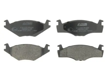 Комплект гальмівних колодок передн, SEAT CORDOBA, IBIZA II VW DERBY, POLO, POLO CLASSIC, POLO II, POLO III, POLO III CLASSIC, SAVEIRO G1 1.0-1.9D 08.81-10.02 ABE C1W013ABE Купити в Україні