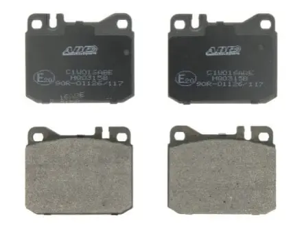 Фото Комплект гальмівних колодок, дискове гальмо ABE (C1W016ABE) зображення 1