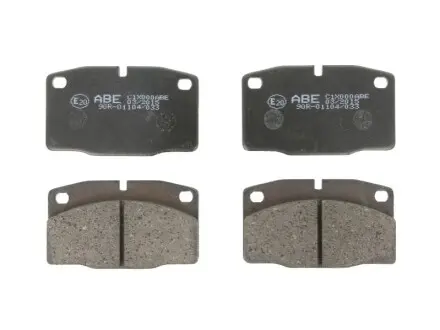 Комплект гальмівних колодок передн, LOTUS ELAN OPEL ASCONA B, ASCONA C, ASTRA F, CORSA A, CORSA A TR, KADETT D, KADETT E, KADETT E COMBO, MANTA B, OMEGA A, REKORD E 1.0-2.4 09.75-09.98 ABE C1X000ABE Купити в Україні