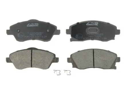 Комплект гальмівних колодок передн, OPEL COMBO, COMBO TOUR, CORSA C, MERIVA A, TIGRA 1.0-1.8 09.00 ABE C1X020ABE Купити в Україні