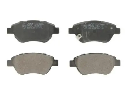 Комплект гальмівних колодок передн, FIAT DOBLO, PANDA OPEL ADAM, CORSA D PEUGEOT 308 I 1.0-1.9D 10.01 ABE C1X034ABE Купити в Україні
