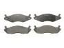 Комплект гальмівних колодок передн, CHEVROLET CAPRICE HUMMER HUMMER H1 JEEP CHEROKEE, CJ5 - CJ8, COMANCHE, GRAND WAGONEER, WRANGLER I 2.0-6.5D 01.72-12.04 ABE (C1Y011ABE) зображення 1