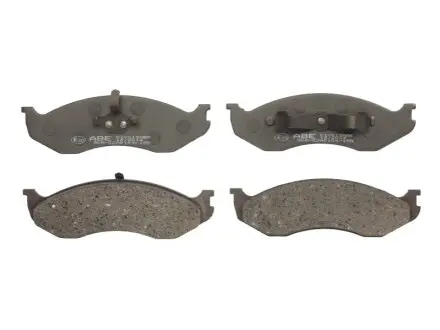 Комплект гальмівних колодок передн, JEEP CHEROKEE, COMANCHE, GRAND CHEROKEE I, WRANGLER I, WRANGLER II KIA CARNIVAL I 2.1D-5.9 10.84-04.07 ABE C1Y012ABE Купити в Україні