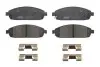 Фото Комплект гальмівних колодок передн, JEEP COMMANDER, GRAND CHEROKEE II, GRAND CHEROKEE III 2.7D-6.1 10.04 ABE (C1Y026ABEP) зображення 1
