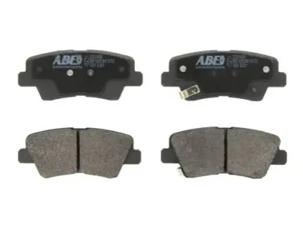 Комплект гальмівних колодок задн, HYUNDAI ACCENT IV, ELANTRA IV, ELANTRA V, ELANTRA VI, GETZ, GRANDEUR, HIGHWAY, I10 I, I10 II, I10 III, I20 ACTIVE, I20 II, I30, I40 I 1.0-Electric 09.99 ABE C20314ABE Купити в Україні