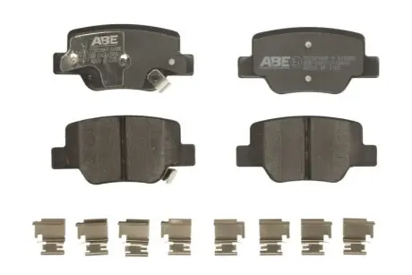 Комплект гальмівних колодок задн, TOYOTA VERSO 1.6-2.2D 04.09-08.18 ABE C22041ABEP Купити в Україні