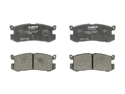 Комплект гальмівних колодок задн, FORD USA PROBE I MAZDA 626 II, 626 III, RX-7 I 1.1-3.0 03.83-09.97 ABE C23006ABE Купити в Україні