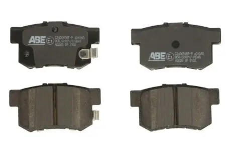 Комплект гальмівних колодок задн, ACURA LEGEND, LEGEND II, TL, TSX FIAT SEDICI HONDA ACCORD IV, ACCORD IX, ACCORD V, ACCORD VI, ACCORD VII, ACCORD VIII, CITY IV, CIVIC III 1.1-3.7 01.86 ABE C24005ABEP Купити в Україні