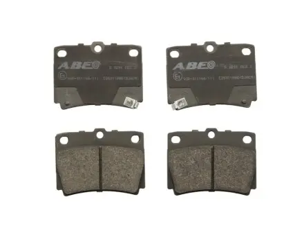 Комплект гальмівних колодок задн, MITSUBISHI PAJERO II, PAJERO III, PAJERO SPORT I, PAJERO SPORT II, PAJERO SPORT III 2.4D-3.0 12.90 ABE C25011ABE Купити в Україні