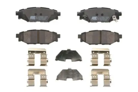 Комплект гальмівних колодок задн, PORSCHE 911 SUBARU BRZ, FORESTER, IMPREZA, LEGACY III, LEGACY IV, LEGACY V, OUTBACK, TRIBECA, WRX, XV TOYOTA GT 86 1.5-3.6 07.77- 1833 DOUBLE CAB ABE C27005ABEP Купити в Україні