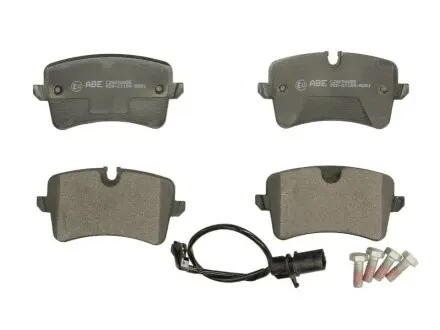 Комплект гальмівних колодок задн, AUDI A4 B9, A6 C6, A7, A8 D4 2.0-6.3 04.09 ABE C2A006ABE Купити в Україні