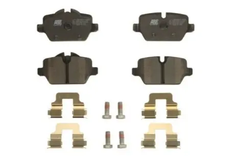Комплект гальмівних колодок задн, BMW 1 (E81), 1 (E87), 1 (E88), 1 (F20), 3 (E90), 3 (E92) MINI (R52), (R57), COUNTRYMAN (R60), PACEMAN (R61) 1.6-2.0D 06.04-10.16 ABE C2B016ABEP Купити в Україні