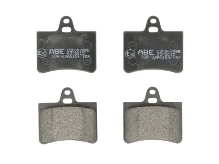 Комплект гальмівних колодок задн, CITROEN C5 I, C5 II 1.6D-3.0 03.01-09.08 ABE C2C007ABE Купити в Україні