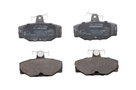 Комплект гальмівних колодок задн, FORD ESCORT V, ESCORT VI, GRANADA, GRANADA II, SCORPIO I, SCORPIO II, SIERRA, SIERRA I, SIERRA II 1.3-2.9 08.77-10.98 ABE C2G001ABE Купити в Україні