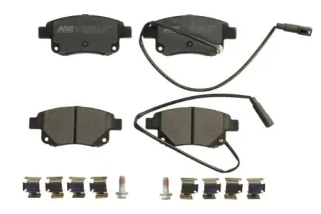 Комплект тормозных колодок задн, FORD TRANSIT, TRANSIT TOURNEO 2.2D-3.2D 04.06-12.14 ABE C2G016ABEP