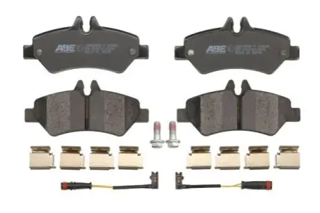 Комплект гальмівних колодок задн, MERCEDES SPRINTER 3,5-T (B906), SPRINTER 3,5-T (B907), SPRINTER 3,5-T (B907, B910), SPRINTER 3-T (B906), SPRINTER 4,6-T (B906) 1.8-3.5 04.06-12.21 ABE C2M028ABEP Купити в Україні