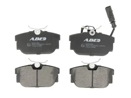 Комплект гальмівних колодок задн, DS DS 3 FORD GALAXY I SEAT ALHAMBRA VW CALIFORNIA T4 CAMPER, PASSAT B5.5, PASSAT B6, PASSAT B7, POLO III CLASSIC, POLO IV, POLO V, SHARAN 1.6-3.6 07.90 ABE C2W010ABE Купити в Україні