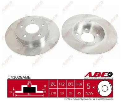 Диск тормозной ABE C41029ABE Купить в Украине
