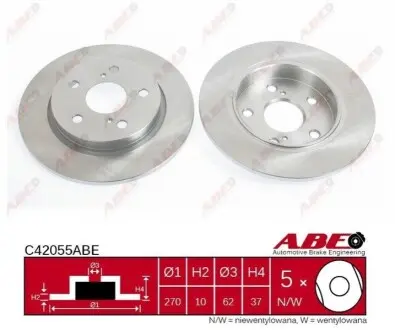 Диск тормозной ABE C42055ABE Купить в Украине