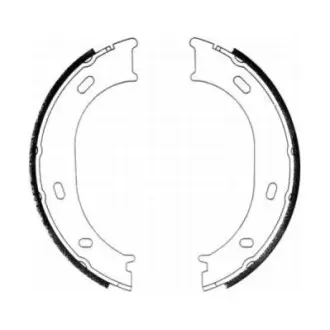 Гальмівна колодка MERCEDES A (W168), G (W461), G (W463), SPRINTER 2-T (B901, B902), SPRINTER 3-T (B903), VARIO, VARIO (B667, B670, B668), VARIO (B670), VARIO (B670, B668 1.6-Electric 09.89 ABE CRM004ABE Купити в Україні