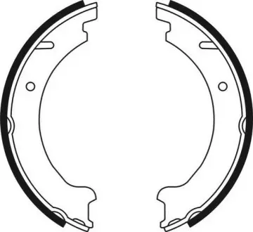 Гальмівна колодка VOLVO 850, C70 I, S70, S80 I, S80 II, V70 I BMW X5 (E53) 2.0-3.2ALK 06.91-03.10 ABE CRV002ABE Купити в Україні