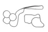 Прокладка корпуса фільтра масляного BMW X5 (F15/F85) 13- N47/N57 ADLER (11428580682) зображення 1