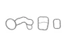 Прокладка корпуса фільтра масляного BMW 3 (F30/F80)/5 (F10/G30/F90) 2.0D 12- B32/B37/B38/B42/B47 ADLER (11428591460) зображення 1