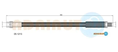BMW шланг гальмівний передн. E38 ADRIAUTO 05.1213 Купити в Україні