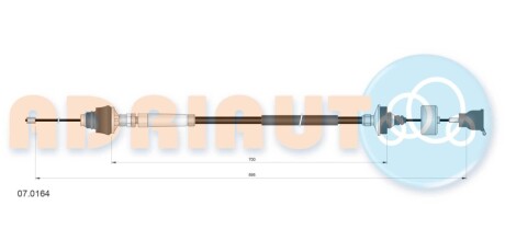 Трос сцепления ADRIAUTO 070164 (фото 1)